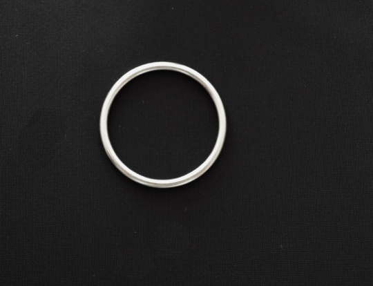 Badeaccessoire silber Ring Metall 
